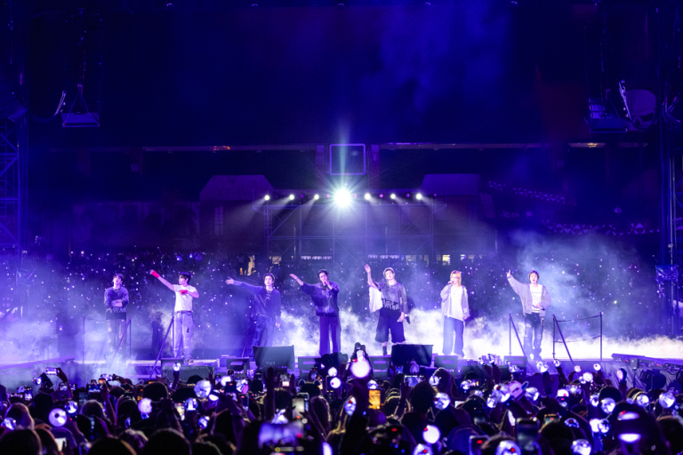 K pop concert stage