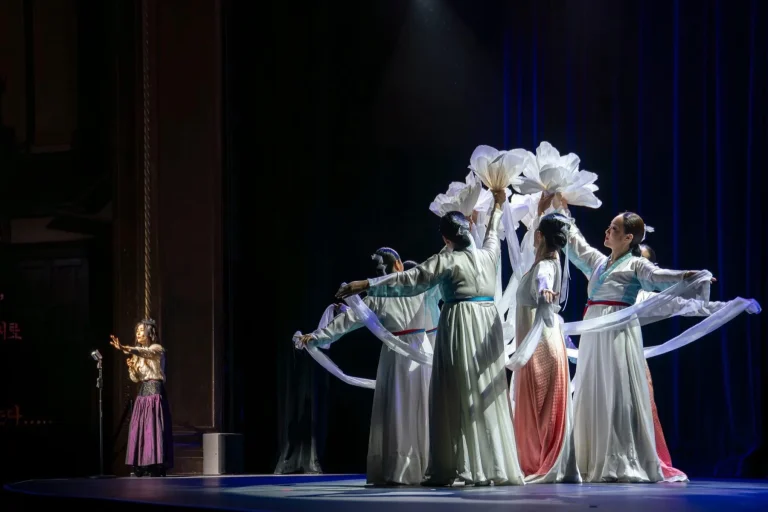 Korean traditional dance performance